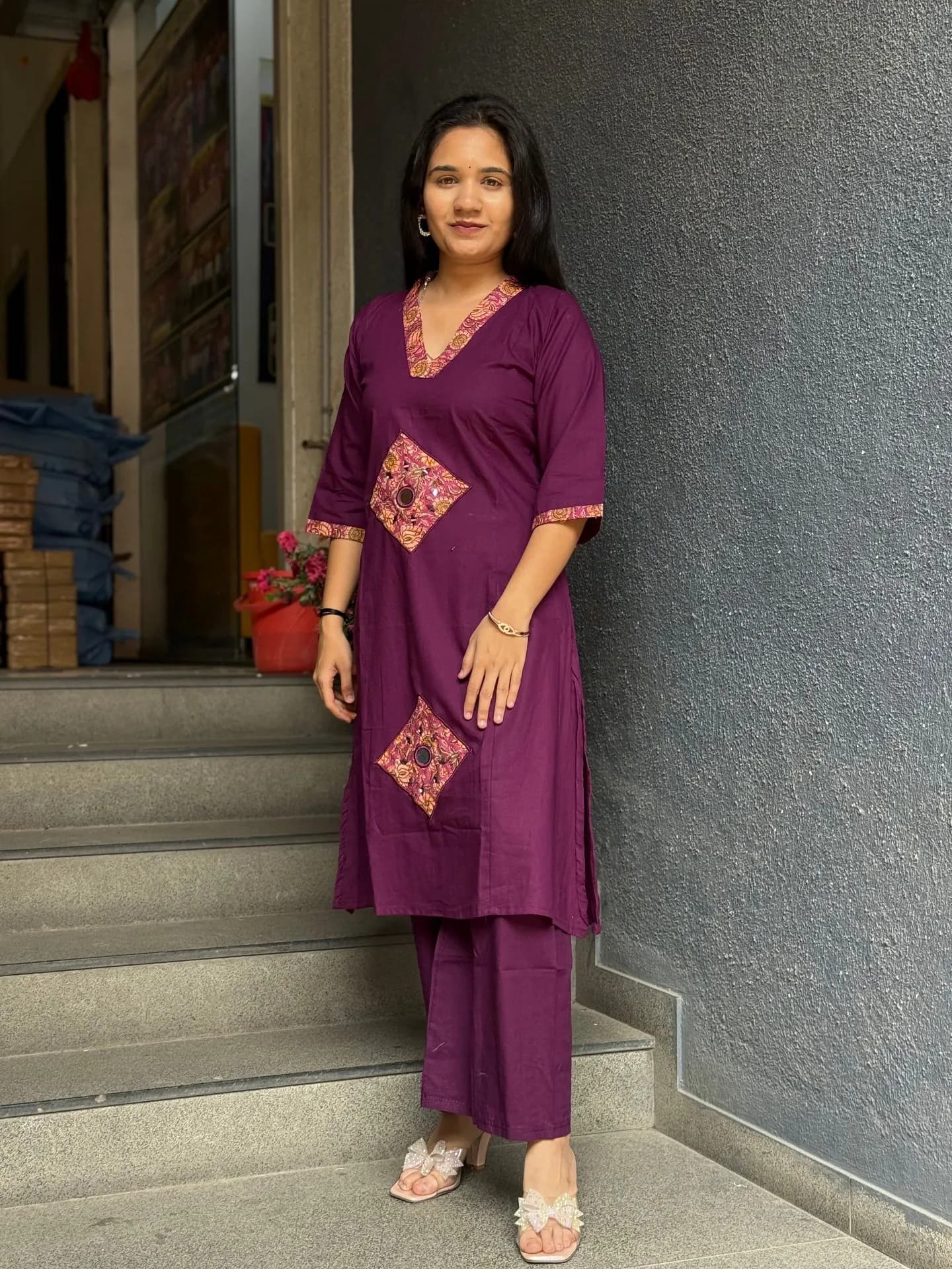 PLUM REGAL CORD SET