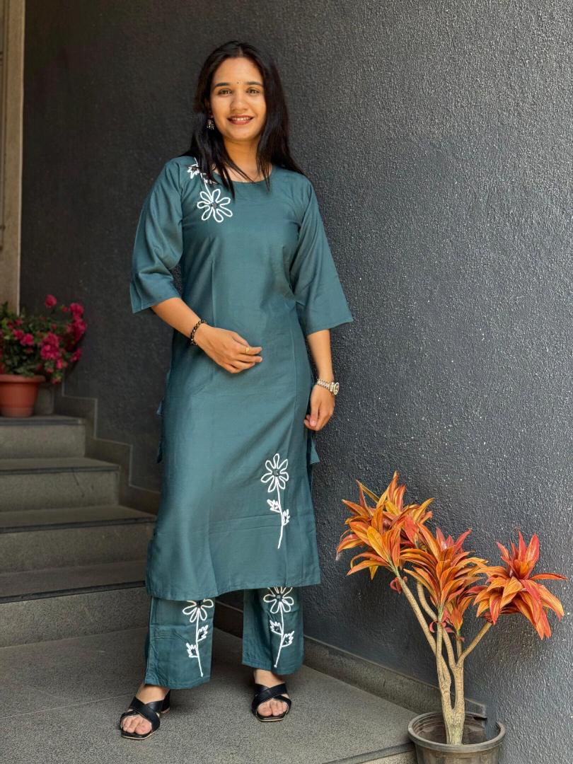 Luxury Teal Colord Set