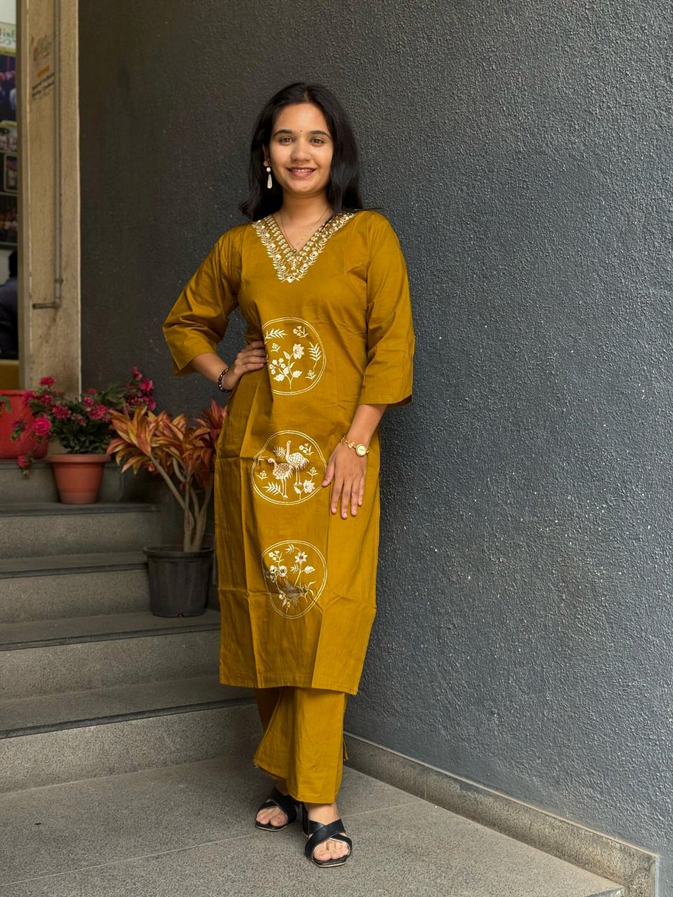 Mustard Glow Cord Set