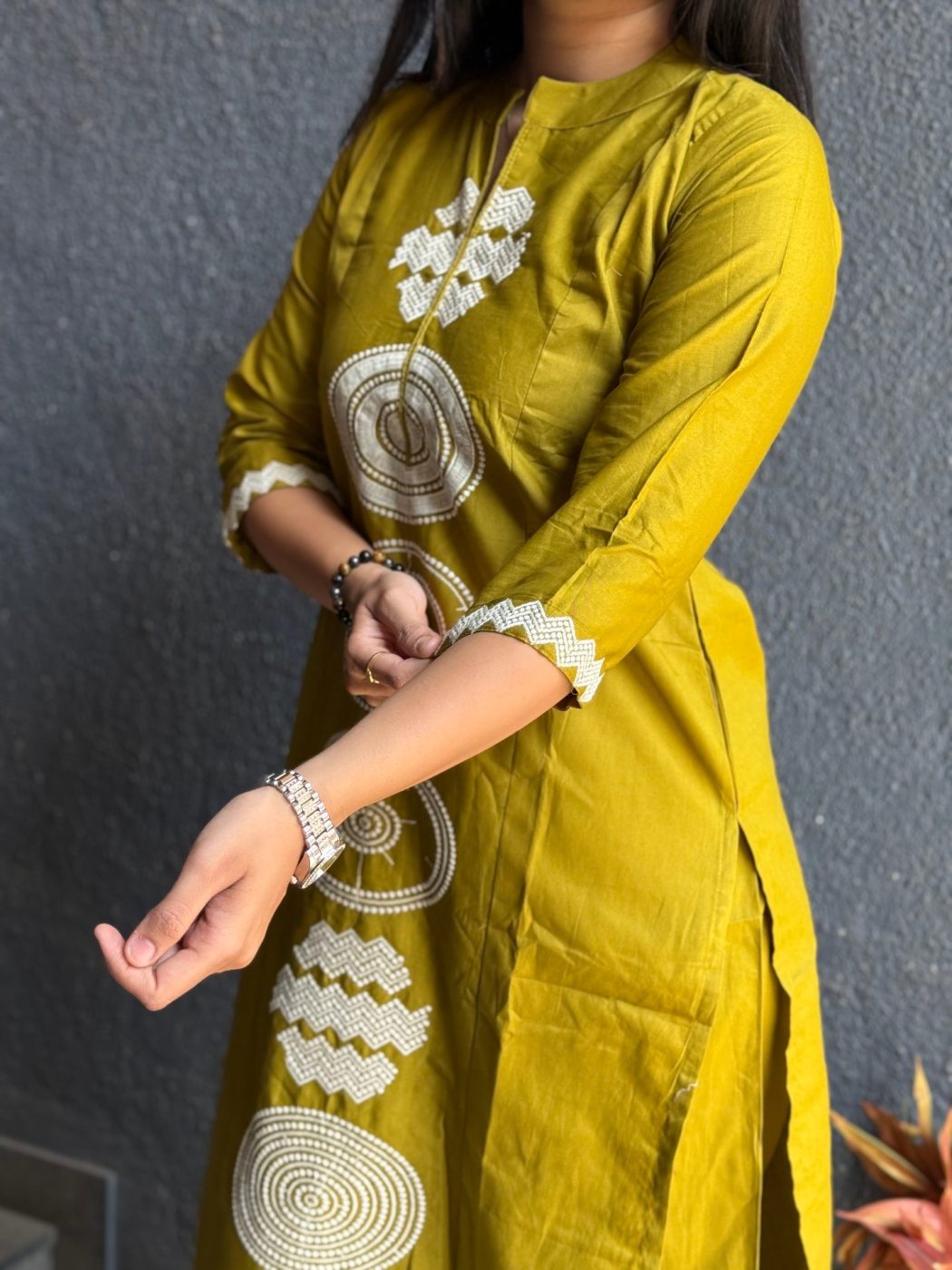 Mustard Heritage Cord Set