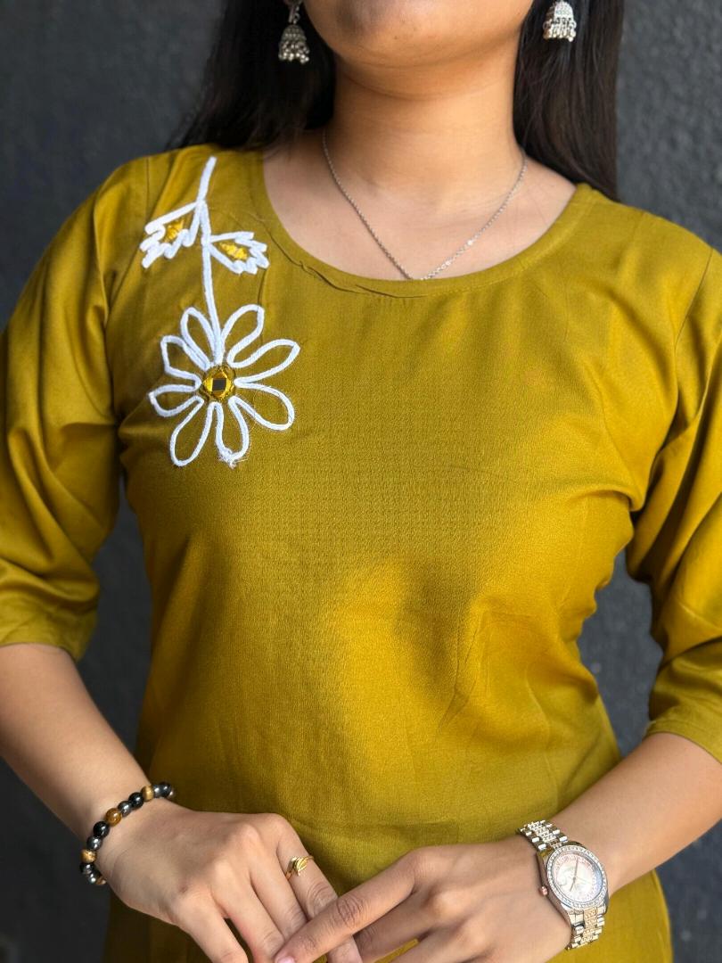 Premium Luxury Mustard Cord Set